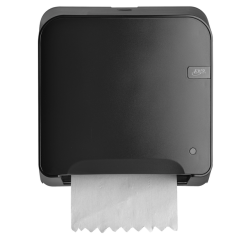Handdoekroldispenser Quartzline Q14 Matic XL klein zwart 441159