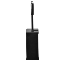 Toiletborstelset Quartzline rvs zwart 448951