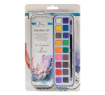 Watercolor paint Nassau Art box of 18 pans and brush