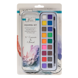 Aquarelverf Nassau Art blik à 18 napjes en penseel