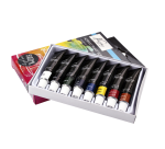 Peinture acrylique Nassau Art kit de 8 couleurs