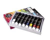 Peinture acrylique Nassau Art kit de 8 couleurs