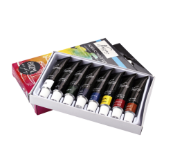 Peinture acrylique Nassau Art kit de 8 couleurs
