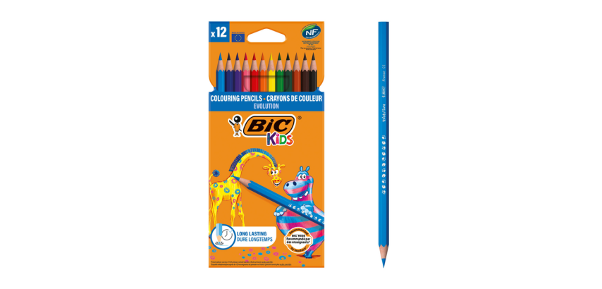 Buntstifte BIC Kids Evolution sortiert Etui 12 Stück