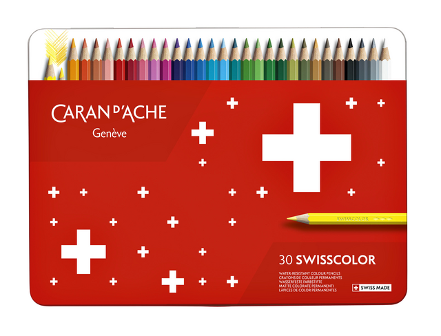 Puntenslijper Caran D'ache kunststof rood - Wuestman