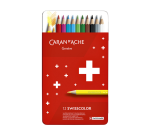 Kleurpotloden Caran d'Ache Swisscolor 12 stuks assorti