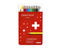 Kleurpotloden Caran d'Ache Swisscolor 12 stuks assorti