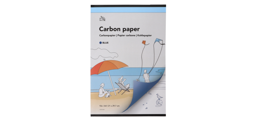 Kohlepapier Qbasic A4 21x29,7cm 10 Blatt Blau