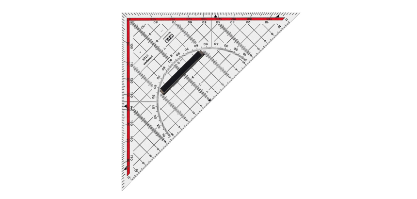 M&R 220mm transparent plexiglass geometric square