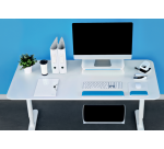 Leitz WOW Ergo adjustable monitor stand blue