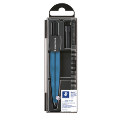 Passer Staedtler 550 Noris schoolpasser metallic blauw