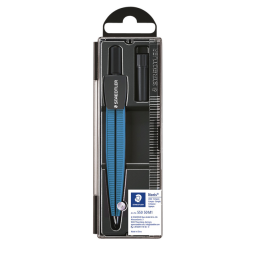 Compas scolaire Staedtler 550 Noris bleu métallisé