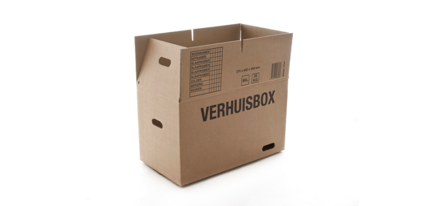 Carton de déménagement IEZZY double cannelure 370x650x350 brun 7mm