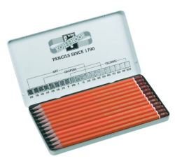 Crayon Koh-I-Noor 1502 Set Art 8B-2H