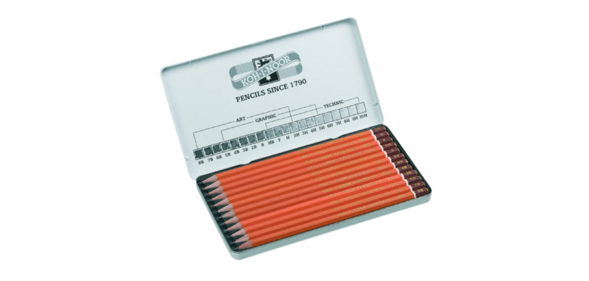 Koh-I-Noor Bleistift 1502 Set Kunst 8B-2H