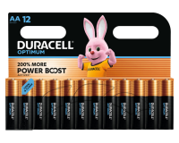 Pile Duracell Optimum 12x AA