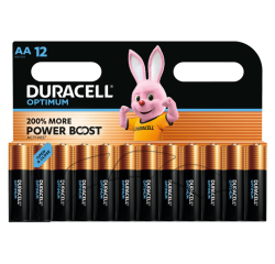 Pile Duracell Optimum 12x AA