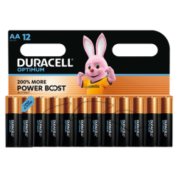 Pile Duracell Optimum 12x AA