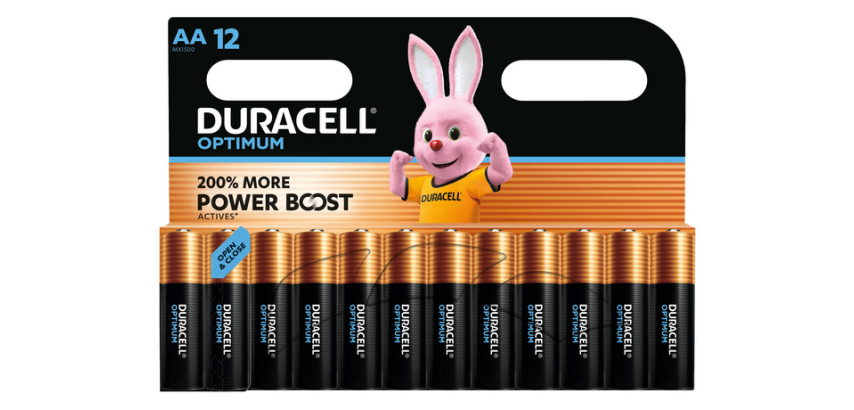 Pile Duracell Optimum 12x AA
