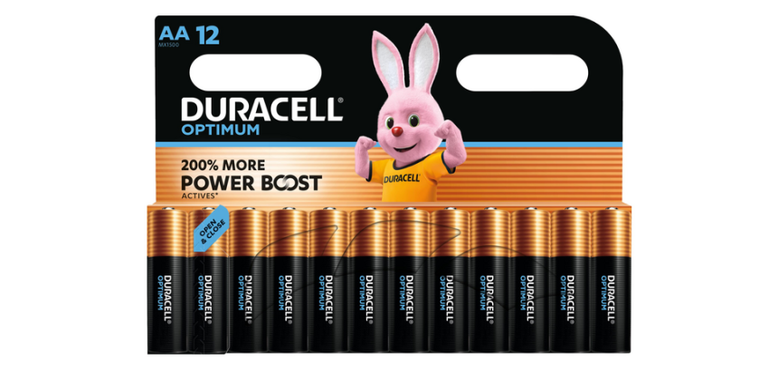 Pile Duracell Optimum 12x AA