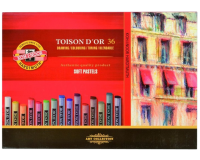 Pastel Koh-I-Noor Toison 8515 ogive 36 pièces assorti