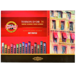 Pastel Koh-I-Noor Toison 8515 ogive 36 pièces assorti