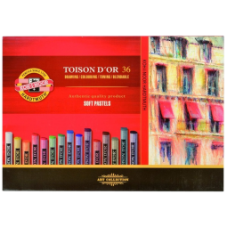 Pastel Koh-I-Noor Toison 8515 ogive 36 pièces assorti