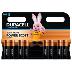 Batterij Duracell Optimum 8x AA