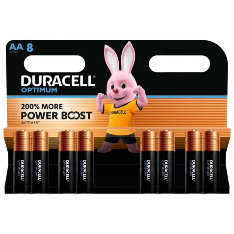 Batterij Duracell Optimum 8x AA