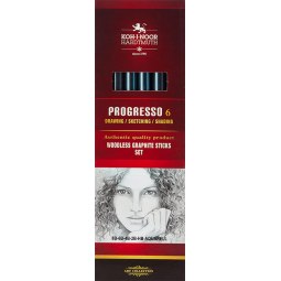 Grafietstift  Koh-I-Noor progresso 8915 HB 8B + aqua