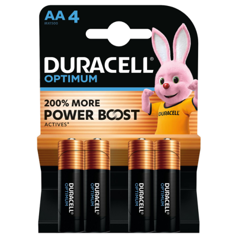 Pile Duracell Optimum 4x AA