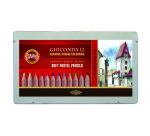 Crayon pastel Koh-I-Noor gioconda 12 pièces assorti