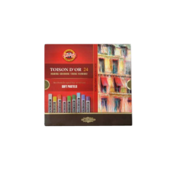 Pastel Koh-I-Noor Toison 8514 ogive 24 pièces assorti