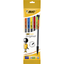 Vulpotlood Bic Matic Original HB 0.7mm assorti zak à 5 stuks