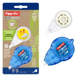 Correctieroller Tipp-ex easy refill ecolutions + refill 5mmx14m blister à 1+1