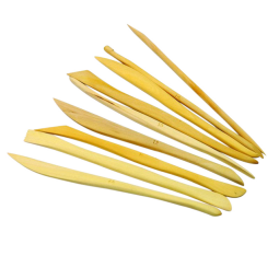 Ensemble de spatules pour modelage Conda bois - 9 pièces