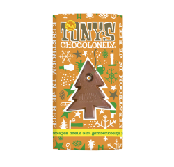 Tony's Chocolonely lait biscuit gingembre