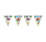 Guirlande drapeaux Flamants 10m