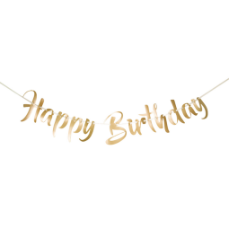 Guirlande Lettres  Happy Birthday or