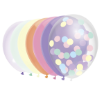 Ballon Haza uni 30cm 10 pièces pastel assorti