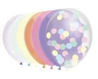 Ballon Haza uni 30cm 10 pièces pastel assorti