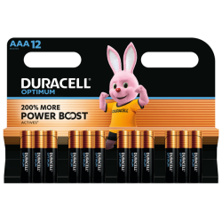 Pile Duracell Optimum 12x AAA