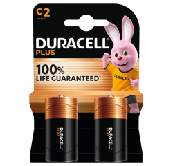 Duracell Plus Battery 2x C