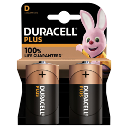 Batterij Duracell Plus 2xD