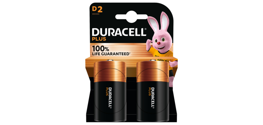 Duracell Plus Battery 2x D