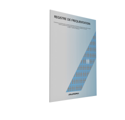 Registre de fréquentation Aurora Splendid A4 64 pages 80g Français