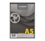 Bloc-notes Aurora A5 ligné 80 feuilles 80g JAUNE