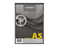 Schrijfblok Aurora A5 lijn 80vel 80gr GEEL
