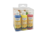 Peinture aux doigts Creall Happy 6 couleurs 80ml