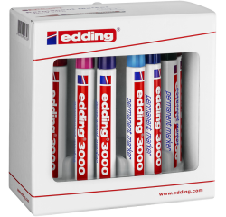 Feutre edding 3000 ogive 1,5-3mm assorti set 10 pièces